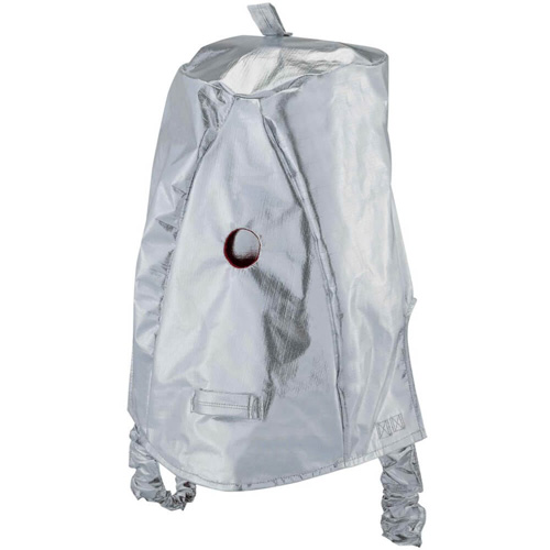 Cagoule r&eacute;fl&eacute;chissant la chaleur avec fen&ecirc;tre transparente dor&eacute;e St. Lawrence Industrial & Safety Supply
