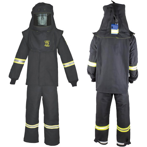Ensemble de manteau contre l'arc &eacute;lectrique TCG 2t-grand, 75 cal/cm² St. Lawrence Industrial & Safety Supply