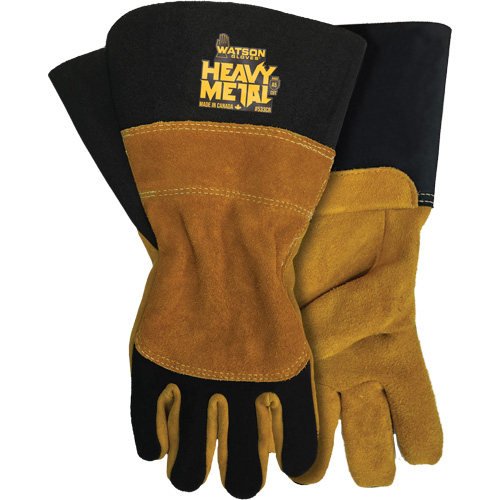 Black Velvet Mig/Stick Welding Gloves, Grain Elkhide, Size Small St. Lawrence Industrial & Safety Supply
