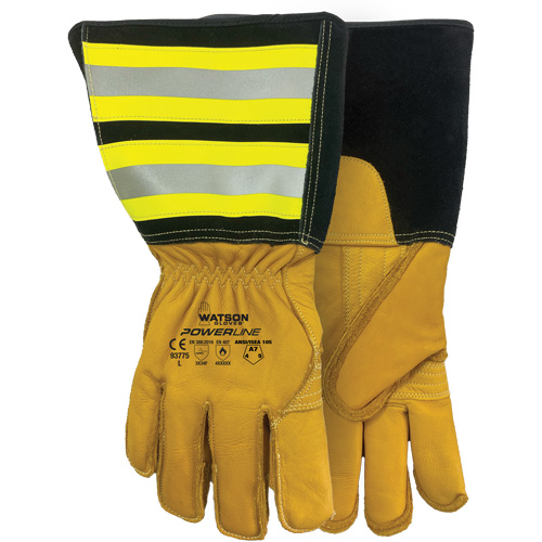 Gants r&eacute;sistants &agrave; l'eau Powerline, Cuir, Moyen St. Lawrence Industrial & Safety Supply