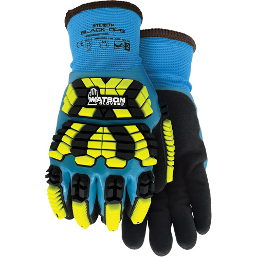 9393TPR Stealth Black Ops Winter Impact Gloves, Small, Foam Latex Palm, Knit Wrist Cuff St. Lawrence Industrial & Safety Supply
