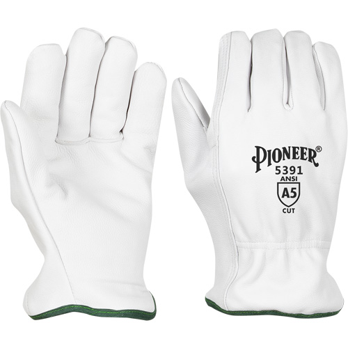 Cut-Resistant Driver's Gloves, Small, Grain Goatskin Palm St. Lawrence Industrial & Safety Supply