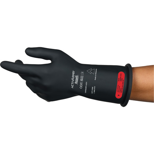 Gants &eacute;lectriques isol&eacute;s ultra l&eacute;gers ActivArmr RIG R011BUL, ASTM classe 0, Taille 8, 11" lo St. Lawrence Industrial & Safety Supply