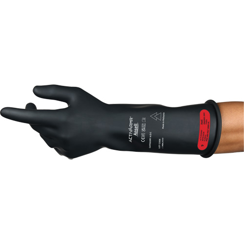 Gants &eacute;lectriques isol&eacute;s ultra l&eacute;gers ActivArmr RIG R014BUL, ASTM classe 0, Taille 9, 14" lo St. Lawrence Industrial & Safety Supply