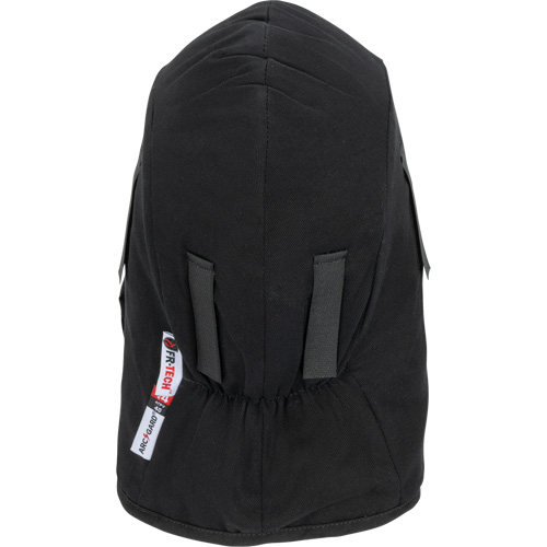 Pioneer 766A Flame-Resistant Quilted Hard Hat Liner with Detachable Mouthpiece, Black/Grey, Cotton/FR-Tech&reg;/Modacrylic/Nylon St. Lawrence Industrial & Safety Supply