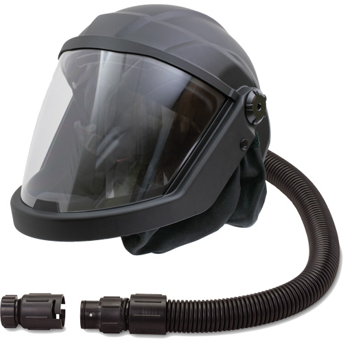 DEFENDER Supplied Air Respirator Shield & Helmet with Cooler, Universal, Facepiece St. Lawrence Industrial & Safety Supply