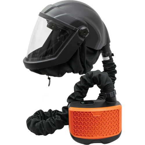PEAKAIR DEFENDER Visor Powered Air-Purifying Respirator with Blower Kit, Facepiece Respirator, Lithium-Ion Battery St. Lawrence Industrial & Safety Supply