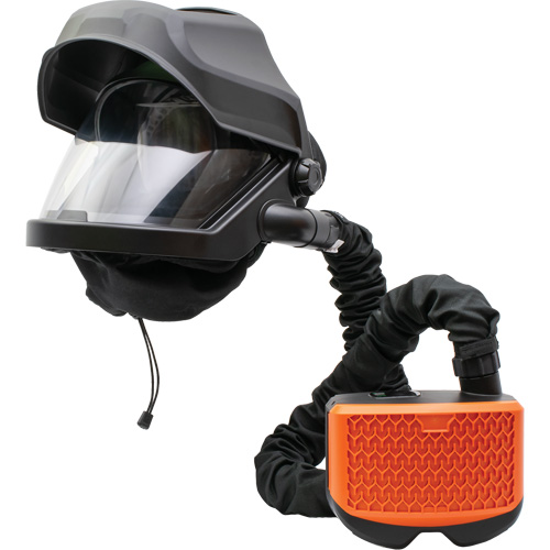 PEAKAIR MAXSHIELD&reg; with Flip-Front & X90VX ADF Blower Kit, Facepiece Respirator, Lithium-Ion Battery St. Lawrence Industrial & Safety Supply