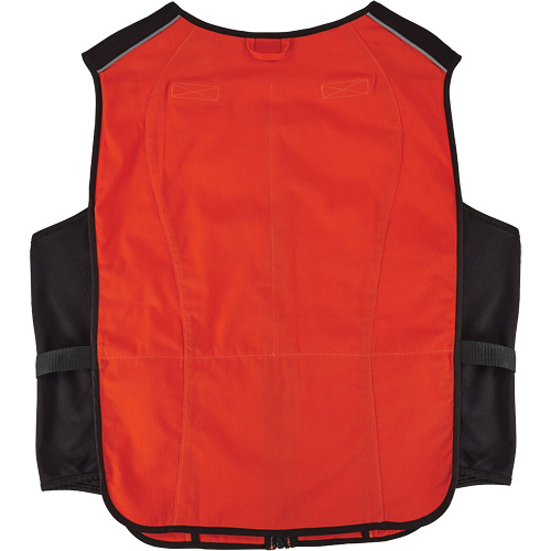 Veste de refroidissement &agrave; changement de phase l&eacute;g&egrave;re avec sachets de recharge Chill-Its 6260, 2T-grand/3T-grand, Orange St. Lawrence Industrial & Safety Supply