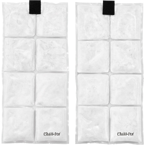Veste de refroidissement &agrave; changement de phase l&eacute;g&egrave;re avec sachets de recharge Chill-Its 6260, 2T-grand/3T-grand, Orange St. Lawrence Industrial & Safety Supply