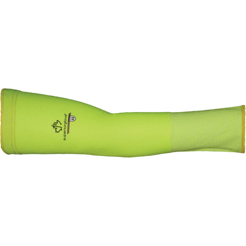 Max Cut Resistant Sleeves - Large, TenActiv, 12", ASTM ANSI Level A9, High Visibility Lime St. Lawrence Industrial & Safety Supply