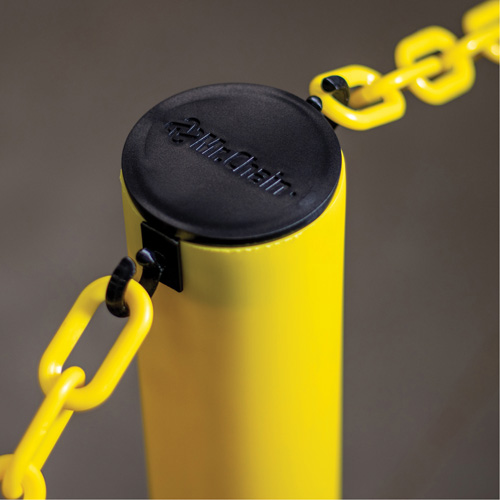 Industrial Stanchion, 37" High, Red St. Lawrence Industrial & Safety Supply