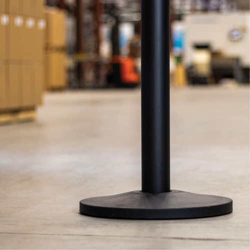 Industrial Stanchion, 37" High, Red St. Lawrence Industrial & Safety Supply