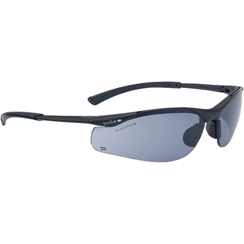 Contour BSSI Safety Glasses, Brown/Smoke Lens, Anti-Fog/Anti-Scratch, ANSI Z87+ St. Lawrence Industrial & Safety Supply