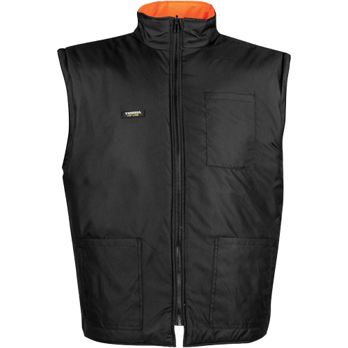 Manteau haute visibilit&eacute; 7-en-1, Polyester, Orange haute visibilit&eacute;, T-Grand St. Lawrence Industrial & Safety Supply
