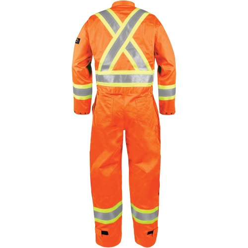 High-Visibility Fire-Resistant Coveralls, Size Small, Orange St. Lawrence Industrial & Safety Supply