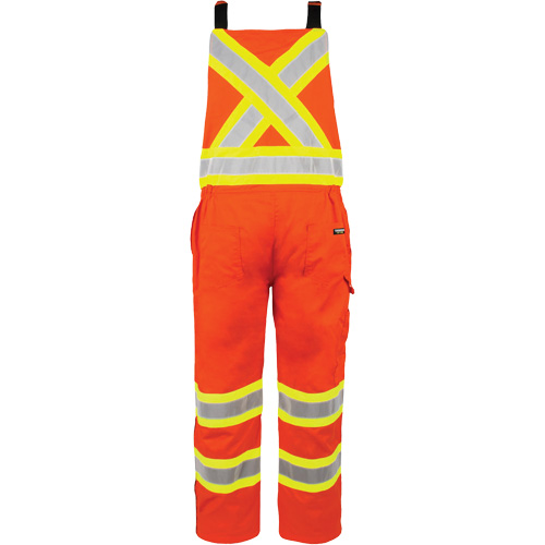 High-Visibility Unlined Overalls, 4X-Large, High Visibility Orange St. Lawrence Industrial & Safety Supply