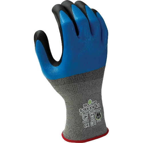 376 Cut-Resistant Gloves, 6/Small, Nitrile/Foam Nitrile Coating, 13 Gauge, Polyester/Stainless Steel Shell St. Lawrence Industrial & Safety Supply