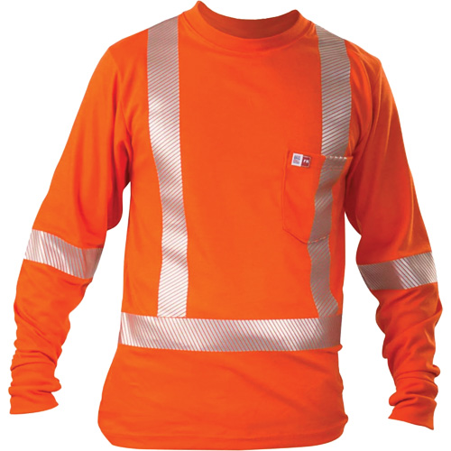 Long-Sleeved T-Shirt, X-Large, Orange St. Lawrence Industrial & Safety Supply