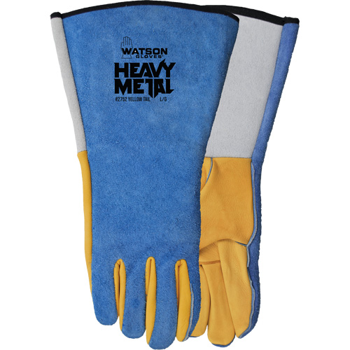 Yellow Tail MIG/TIG Welding Gloves, Grain Deerskin/Split Cowhide, Size Medium St. Lawrence Industrial & Safety Supply