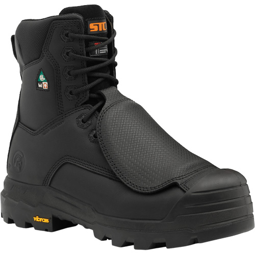 Bottes de travail Vulcan avec protecteur m&eacute;tatarsien &agrave; l'ext&eacute;rieur, Cuir, Taille 7, Imperm&eacute;able St. Lawrence Industrial & Safety Supply