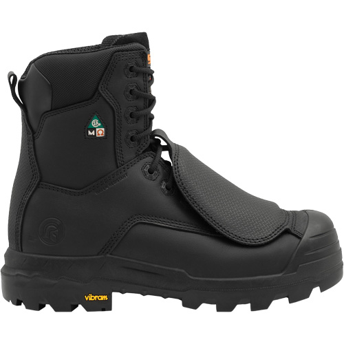 Bottes de travail Vulcan avec protecteur m&eacute;tatarsien &agrave; l'ext&eacute;rieur, Cuir, Taille 7, Imperm&eacute;able St. Lawrence Industrial & Safety Supply