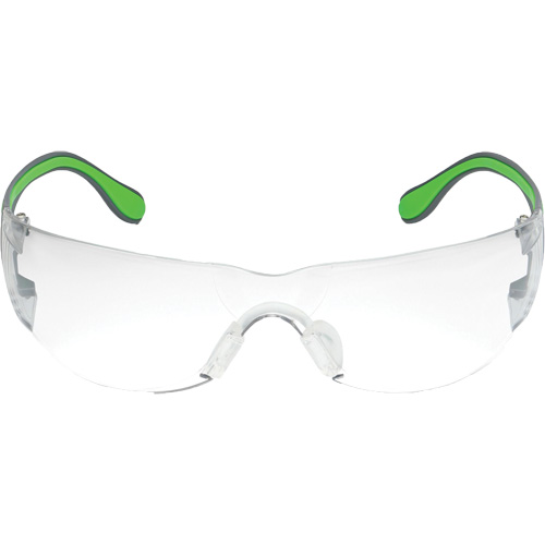 Adapt Lite Grey/Green Safety Glasses, Clear Lens, Anti-Fog/Anti-Scratch, ANSI Z87+/Meets/Exceeds CSA Z94.3 St. Lawrence Industrial & Safety Supply