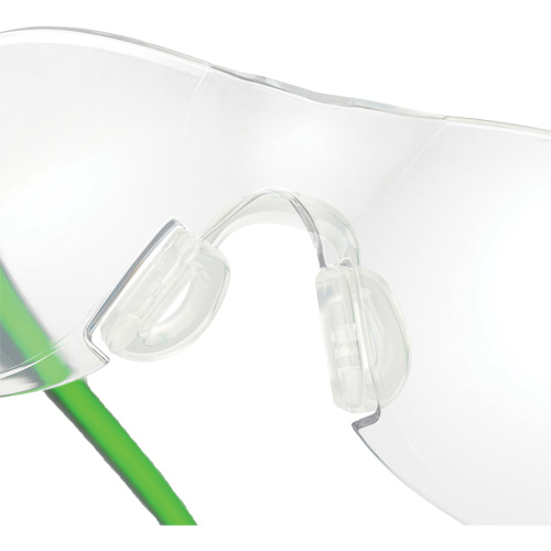 Adapt Lite Grey/Green Safety Glasses, Clear Lens, Anti-Fog/Anti-Scratch, ANSI Z87+/Meets/Exceeds CSA Z94.3 St. Lawrence Industrial & Safety Supply