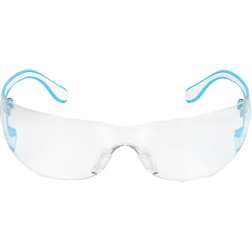 Lunettes de s&eacute;curit&eacute; bleu/blanc Adapt Lite, Lentille Transparent, Antibu&eacute;e/Anti-&eacute;gratignures, ANSI Z87+/R&eacute;pond ou surpasse la norme CSA Z94.3 St. Lawrence Industrial & Safety Supply