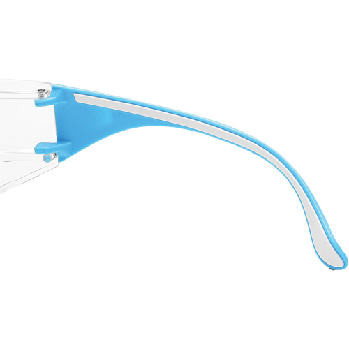 Lunettes de s&eacute;curit&eacute; bleu/blanc Adapt Lite, Lentille Transparent, Antibu&eacute;e/Anti-&eacute;gratignures, ANSI Z87+/R&eacute;pond ou surpasse la norme CSA Z94.3 St. Lawrence Industrial & Safety Supply