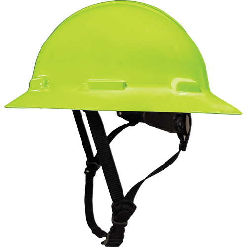 Casque de s&eacute;curit&eacute; &agrave; bordure compl&egrave;te LIDGUARD avec mentonni&egrave;re, R&eacute;pond aux normes CSA type 1, Suspension Rochet, Ventil&eacute; St. Lawrence Industrial & Safety Supply
