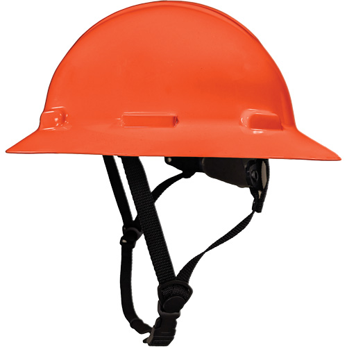 Casque de s&eacute;curit&eacute; &agrave; bordure compl&egrave;te LIDGUARD avec mentonni&egrave;re, R&eacute;pond aux normes CSA type 1, Suspension Rochet, Ventil&eacute; St. Lawrence Industrial & Safety Supply