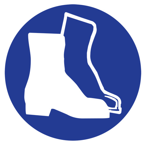 &eacute;tiquettes avec pictogramme Right to Know - Bottes, Vinyle, Feuille, 1" lo x 1-1/8" la St. Lawrence Industrial & Safety Supply