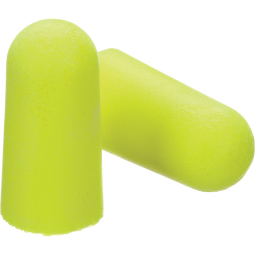 Bouchons d'oreilles n&eacute;on jaune E-A-Rsoft, Vrac - Sac en poly St. Lawrence Industrial & Safety Supply