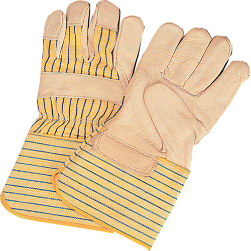 Gants d'ajusteur &agrave; paume s&egrave;che d'usage standard, Grand, Paume en Cuir fleur de vache, Doublure en Coton St. Lawrence Industrial & Safety Supply