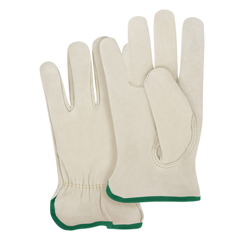 Gants pour conducteurs &agrave; ajustement serr&eacute;, Grand, Paume en Cuir fleur de vache St. Lawrence Industrial & Safety Supply