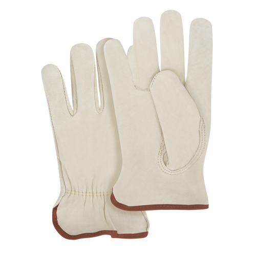 Close-Fit Driver's Gloves, Large, Grain Cowhide Palm St. Lawrence Industrial & Safety Supply