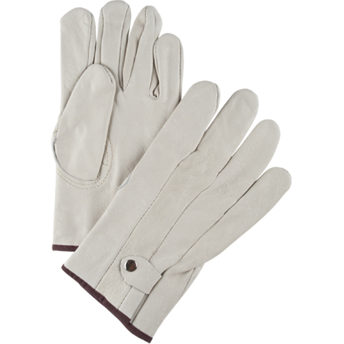 Gants de cordeur d'usage standard, Grand, Paume Cuir fleur de vache St. Lawrence Industrial & Safety Supply