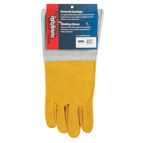Gants de soudage TIG &agrave; ajustement sup&eacute;rieur, Cuir de daim refendu, Taille T-Grand St. Lawrence Industrial & Safety Supply