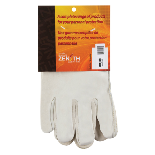 Gants de conducteur doubl&eacute;s pour l'hiver, Petit, Paume en Cuir fleur de vache, Molleton St. Lawrence Industrial & Safety Supply