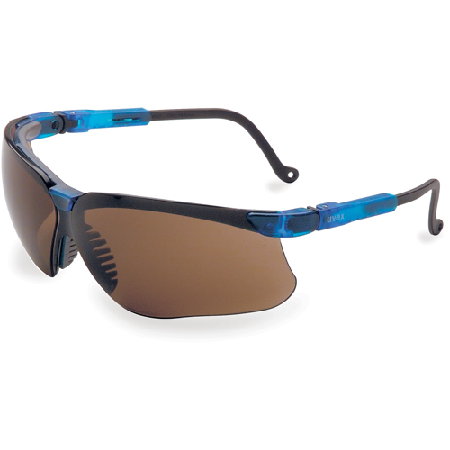 Lunettes de s&eacute;curit&eacute; Uvex Genesis, Lentille Brun, Anti-&eacute;gratignures, R&eacute;pond ou surpasse la norme CSA Z94.3 St. Lawrence Industrial & Safety Supply