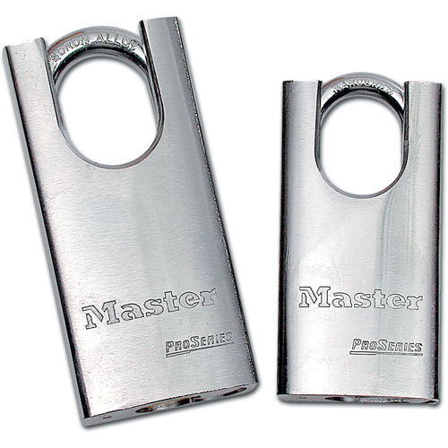 Shrouded Padlock, Keyed Different, Hardened Steel, 1-3/4" Width St. Lawrence Industrial & Safety Supply