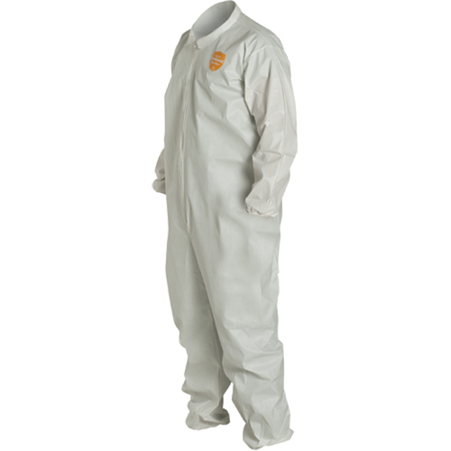 ProShield&reg; 60 Coveralls, Small, White, Microporous St. Lawrence Industrial & Safety Supply