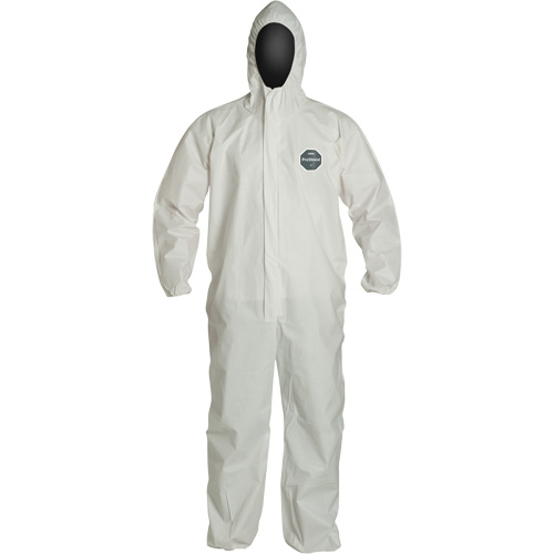 ProShield&reg; 60 Coveralls, Small, White, Microporous St. Lawrence Industrial & Safety Supply