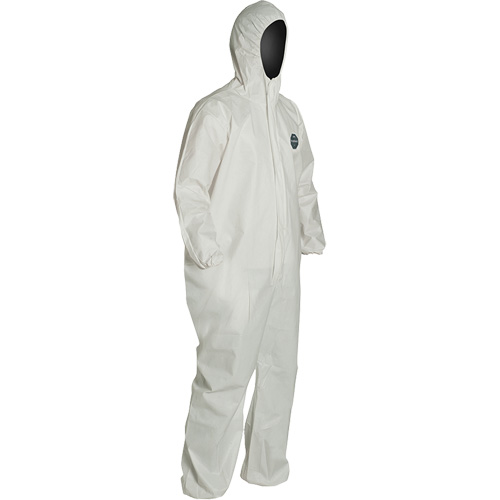 ProShield&reg; 60 Coveralls, Small, White, Microporous St. Lawrence Industrial & Safety Supply