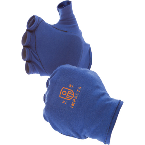Doublures antichocs pour gants sans doigts, main droite, 6/T-petit, Paume en Synth&eacute;tique, Poignet &agrave; enfiler St. Lawrence Industrial & Safety Supply