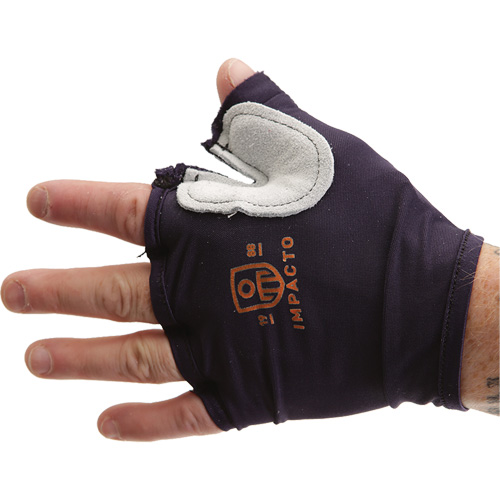 Gant sans doigts Tool Grip avec pi&egrave;ce de sangle, droit, Taille T-petit, Paume Su&egrave;de St. Lawrence Industrial & Safety Supply