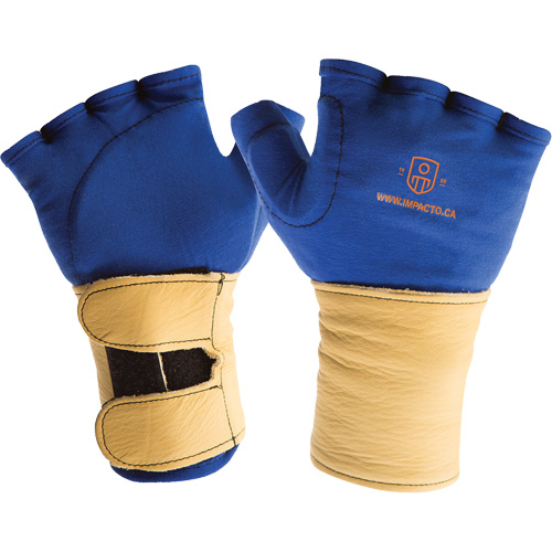 Fingerless Glove Liner with Wrist Restrainer, Size X-Small, Poly-Cotton Palm St. Lawrence Industrial & Safety Supply