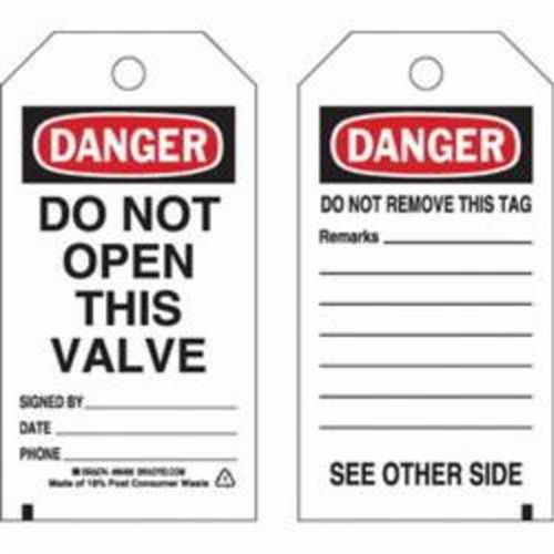 &eacute;tiquettes de s&eacute;curit&eacute; auto-plastifiantes, Polyester, 3" la x 5-3/4" h, Anglais St. Lawrence Industrial & Safety Supply
