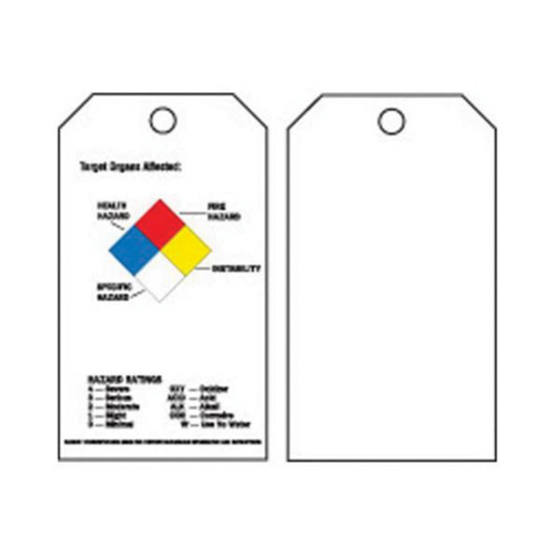 &eacute;tiquettes du droit &agrave; l'information, Polyester, 3" la x 5-3/4" h, Anglais St. Lawrence Industrial & Safety Supply